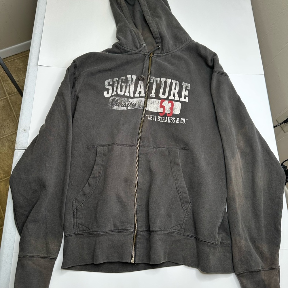 Signature by Levi Strauss Gray Fleece Jacket